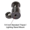 thumbnail image 3 of Mini Ball Head Screw Mount Swivel Bracket Adapter Tripod Stand Camera Flash(black)(1pcs, 3 of 4