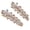 Style 1-Golden, variant on 2-Pack Silver Crystal Leaf Hair Clips, Sparkling Rhinestone Bridal Barrettes for Wedding & Evening Prom Accessories