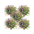 thumbnail image 1 of 8 Bundles Artificial Flowers, Fake Outdoor UV Resistant Plants Faux Plastic Greenery Shrubs Indoor Outside Hanging Planter Home Kitchen Office Wedding, 1 of 4