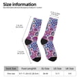 thumbnail image 2 of Cauagu Cute Nautical Print Crew Socks for Women and Men,Adult Athletic Running Socks 1-Pair Sports Socks Work Gear Socks with Moisture Wicking, 2 of 6