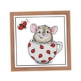 thumbnail image 4 of GUOOL Stamped Cross Stitch Kits Cloth Embroidery Material Package 14ct 2strand, 4 of 8