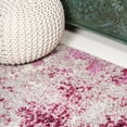 thumbnail image 5 of JONATHAN Y CONTEMPORARY POP 2 x 8 Runner Rug, Modern Abstract Vintage Faded - Maroon/Gray, CTP103B-28, 5 of 10
