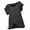 Black, variant on Lolmot Summer Tops for Women Loose Back Hollow Out Lace Short Sleeve Patchwork T-shirt Casual Crew Neck Tee Solid Color Shirt Blouse Tops