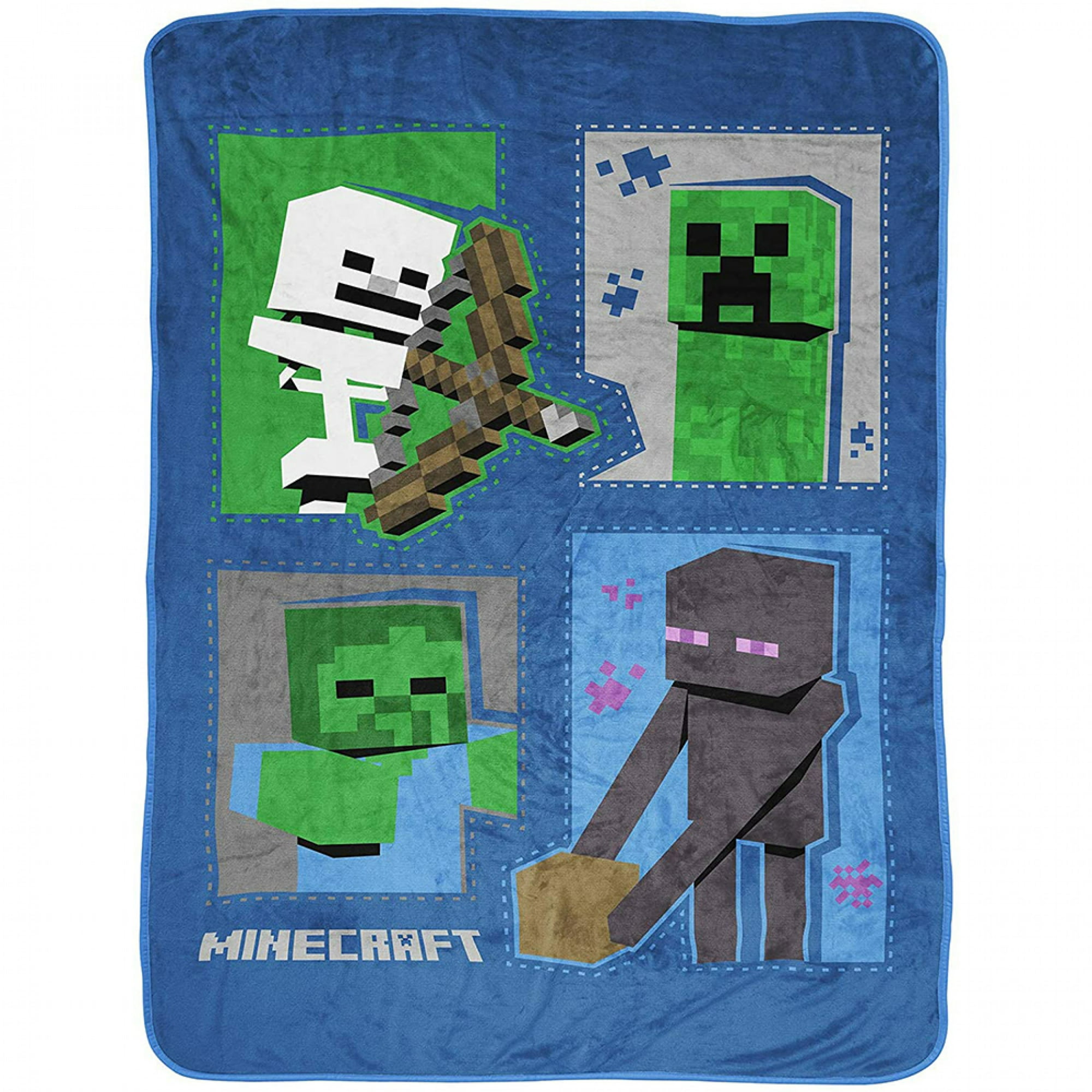 Minecraft plush blanket hotsell