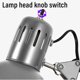 thumbnail image 4 of Lámpara de escritorio de metal sólido gris brillante con clip en C ajustable, brazo flexible que alcanza 18 pulgadas para una iluminación dirigida, diseñada como un elemento esencial moderno para uso, 4 of 5
