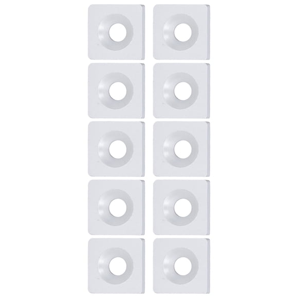Aluminum Alloy Cover Plate, Standard Size 10Pcs 2020 Single Hole Easy Installation End Screw Fixing for 3D Printers for CNC Equipment Silver,Black
