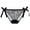 Black, variant on Sunvit-Panties Womens Black Low-Rise Lace Thong - Size L, Nylon Spandex Blend, Satin Bow Detail, Comfortable & Sexy for Daily Wear & Special Occasions