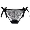 Blmnix Women's Panties Bikini Lace Underwear Black Soft Breathable Panties