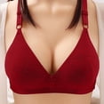 thumbnail image 6 of Uqiangy Jelly Bras for Women Corset Tops Sport Bra Women's Bras Lace Sports Bras for Women Longline Bras for Women Red 2XL, 6 of 9