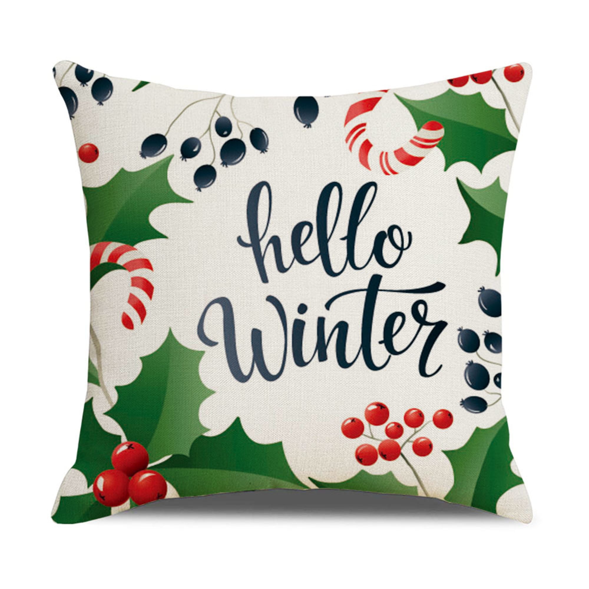 Christmas Cushion Covers Exquisite Printing Xmas Case For 超格安一点