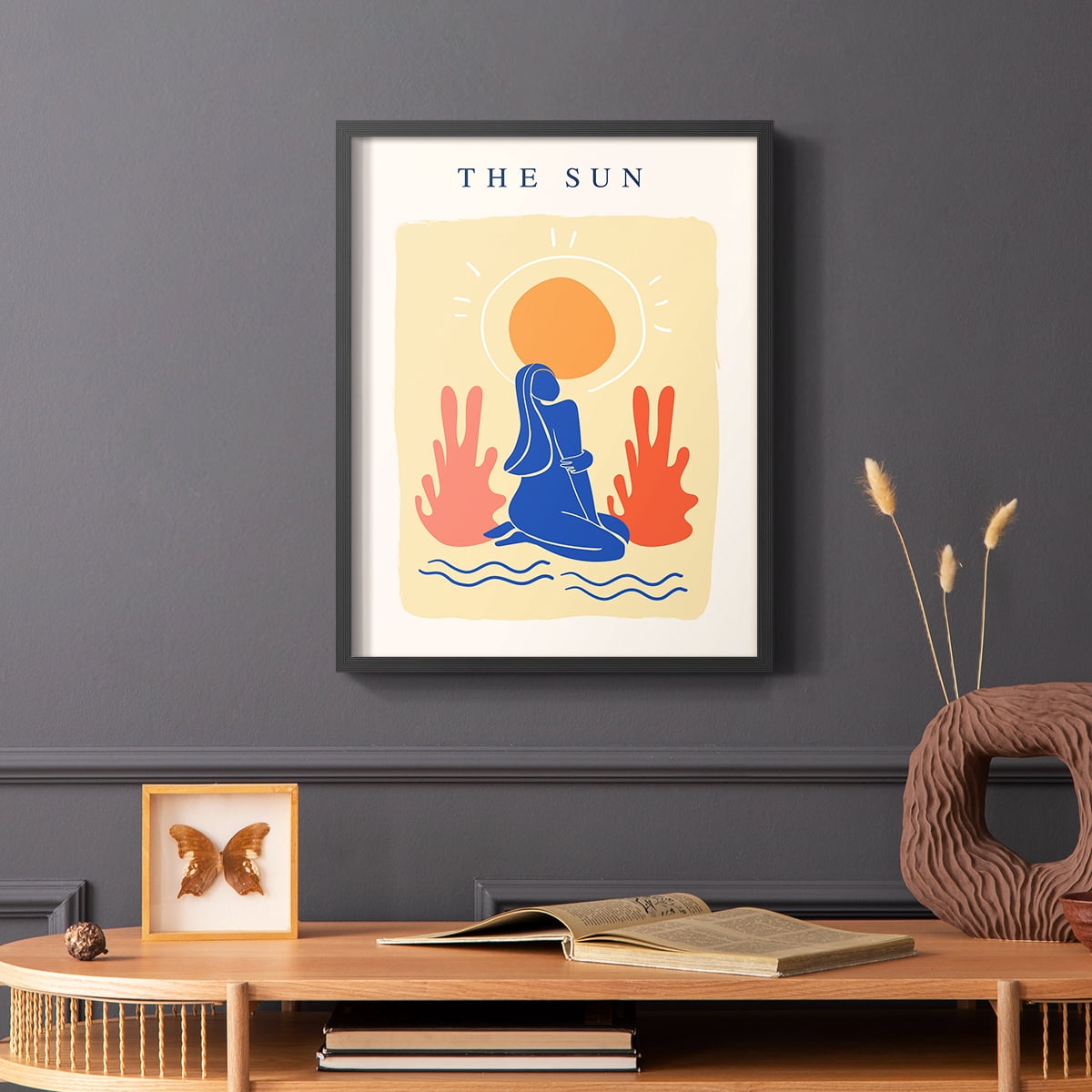 Matisse CCCX in Black Solid Wood 8 x 10 Framed Print