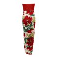 thumbnail image 4 of Women‘s Strapless Ruched High Waist Wrap Split Asymmetrical Beach Long Maxi Dress, 4 of 4