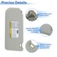thumbnail image 4 of Parasol del lado derecho Unique Bargains para Nissan Altima 2019-2025, sombra de protección frontal derecha, reemplaza No.964006CA3C, ensamblaje de parasol de automóvil gris, 4 of 6