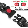 thumbnail image 3 of Reflective Dog Leash and Collar Set, Nylon Dogs Leashes Adjustable Dog Collar Heavy Duty Padded Handle Dog Leash for Small Medium Large Dogs Walking Training M Size(Black), 3 of 7