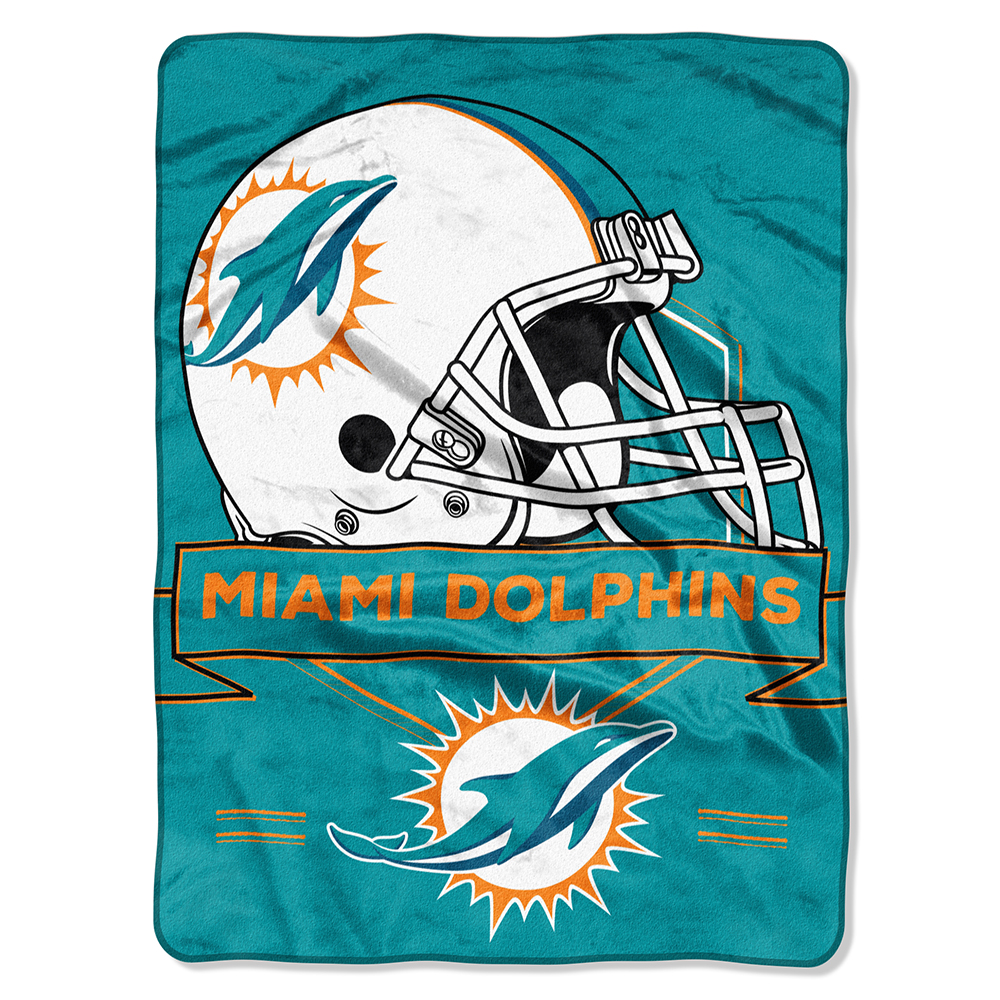 NFL Miami Dolphins The Northwest Company 60" x 80" Prestige Raschel