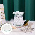 thumbnail image 4 of 2pcs Oil Warmer Dish Replacement Wax Melt Warmer Dish Glass Dish Candle Warmer Plate for Scented Wax Aroma, 4 of 5