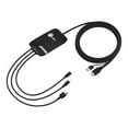 thumbnail image 1 of SIIG 3x1 HDMI 4K Multi format Presentation Switcher - BYOD - Video/audio switch - 1 x HDMI + 1 x Mini DisplayPort + 1 x USB-C - desktop, 1 of 4