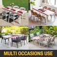 thumbnail image 5 of Valentine's Day Table Cloths for 8 Foot Rectangle Tables, Red Truck Love Heart Roses Romantic Floral Patio Waterproof Elastic Fitted Tablecloths, Washable Rectangular Table Cover for Camping, 5 of 8