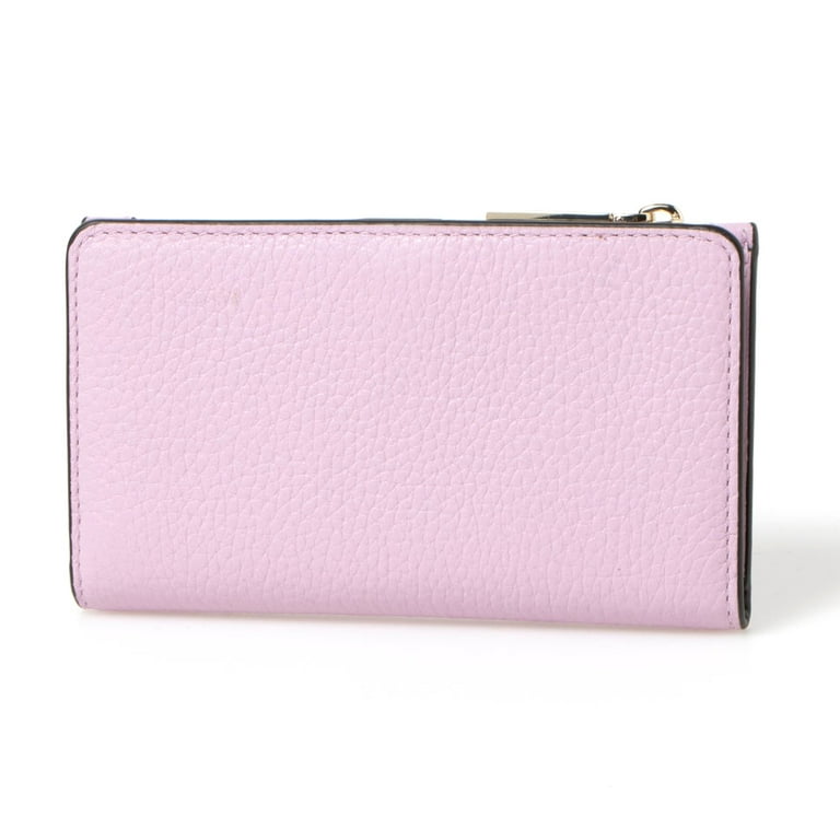 Kate Spade New York Leila Small Pebbled Leather Slim Card Case Wallet  (Quartz Pink)