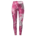 thumbnail image 3 of Women's Casual Fashion Tie Dye Printed Tights Lifting Fitness Sports Leggings Yoga Pants Ruffle Panties Yoga Shorts Women Womens Leggings plus Size Thick Leggings for Women Lift Thick Leggings for, 3 of 3