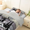 thumbnail image 3 of Catabedysis Rustic Camping Twin Comforter Sets,Country Farmhouse Lodge Bedding Set For Boys,Multicolor,Light Gray Reversible,2-Piece,1 Comforter and 1 Pillowcase, 3 of 7