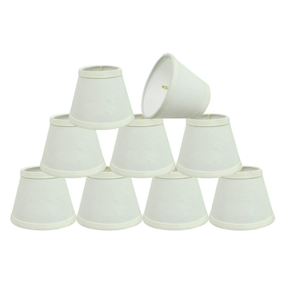Aspen Creative Corporation 5'' Linen Empire Candelabra Shade (Set of 9)