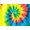 Rainbow Tie Dye, variant on KingSize Men's Big & Tall Shrink-Less Lightweight Longer-Length Tank - 8XL, Cool Blue Tie Dye