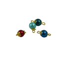thumbnail image 3 of 50 Piezas Al Por Mayor BLESIY Ojo Pin Perla de Cristal Margarita Flor Aleación Cap Colgante Sueltas, 3 of 4
