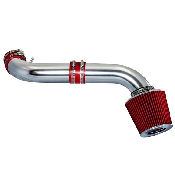 Rtunes Racing Short Ram Air Intake Kit   Filter Combo Compatible For 99-04 Grand Cherokee 4.7L V8 (Red)