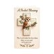 thumbnail image 2 of Tarjeta de bendición de bolsillo con Isaías 40:31 – Recuerdo bíblico para bautismo, confirmación y comunión – Regalo religioso inspirador para animar, 2 of 6
