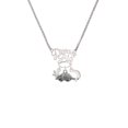thumbnail image 2 of Delight Jewelry Silvertone Small Armadillo Silvertone Dream Big Pendant Necklace, 25", 2 of 4