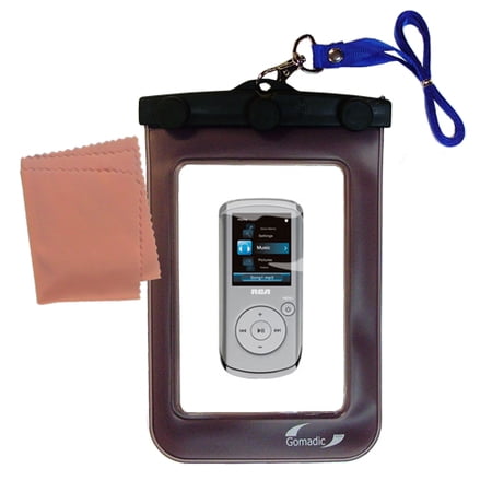 Gomadic Clean and Dry Waterproof Protective Case Suitablefor the RCA M4102 Opal Digital Media Player to use Underwater