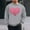 Gray(New), variant on PNTUTB Men's Valentine's Day Fashion Print Casual Long Sleeve Crew Neck Pullover Loose Comfortable Sweatshirts
