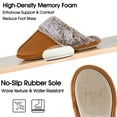 thumbnail image 4 of LORDFON Warm Womens House Slippers with Fluffy Fuzzy Plush Lining for Winter, 4 of 7