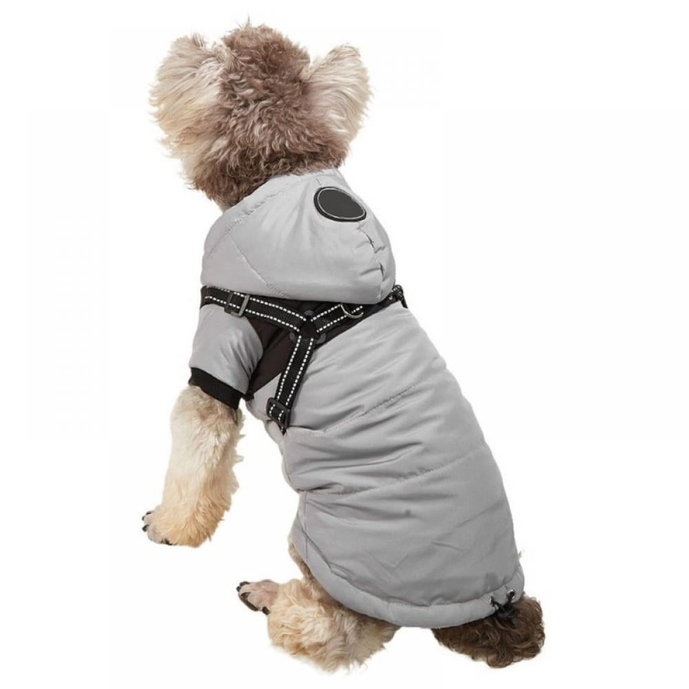 Waterproof Dog Winter Jackets,Cold Weather Dog Coats with Harness ,Easy ...