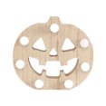 thumbnail image 1 of Glowing Halloween Theme Ornament Simple Wooden Holiday Desktop Decoration, 1 of 6