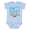 AE-Light Blue, variant on I'm One First Birthday Shark and Crab Boys or Girls Baby Bodysuit