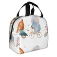 thumbnail image 2 of Honeii Animals in Transport Print Lunch Bag Women, Lunch Box Lunch Bag for Women Adult Men, Small Leakproof Cute Lunch Tote Large Capacity Reusable, 2 of 8