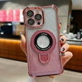 thumbnail image 6 of for iPhone 14 Pro Max MagSafe Case with Stand,Military Grade Protection Magnetic Shockproof Hard Case with Ring Holder Kickstand Camera Lens Protector for iPhone 14 Promax 6.7'' Pink, 6 of 14