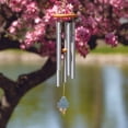 thumbnail image 2 of Woodstock Windchimes Chimes of Remembrance Not Forgotten, Wind Chimes For Outside, Wind Chimes For Garden, Patio, and Outdoor Décor, 26"L, 2 of 10