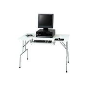 Folding Computer Table, Gray