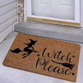 thumbnail image 4 of Halloween Doormat Blanket, Welcome Home Front Door Decorations Halloween Decor Door Mat Anti-Slip Bottom, Halloween Decorations Indoor Outdoor Carpet (#07), 4 of 5