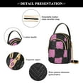 thumbnail image 4 of joogoo Women Artistic Checkered Paint Chain Crossbody Bags Shoulder Handbag Phone Purse, 4 of 5