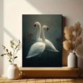 thumbnail image 6 of UXIEQU Elegant Swan Couple Canvas Wall Art 15.75x11.81 Inches, 6 of 8