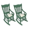 thumbnail image 1 of 2Pcs Mini Rocking Chairs Mini House Chair Decors Wooden Rocking Chairs Mini House Adorns, 1 of 6