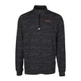 thumbnail image 2 of Men's Cutter & Buck Black Pacific Tigers Traverse Camo Print Stretch Quarter-Zip Pullover Top, 2 of 3
