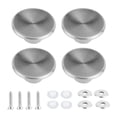 thumbnail image 1 of Perillas de tapa de acero inoxidable Kearding 4set para utensilios de cocina Decoración del hogar, 1 of 6