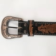 thumbnail image 4 of HILASON Western Genuine Leather Belt for Men Women Cowboy Cowgirl Handmade Unisex Full Grain Heavy Duty Tooled Beaded Belt, 4 of 4