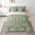 thumbnail image 2 of Homewish Animal Deer Rabbit Owl 7 Pieces Bedding Comforter Set for Teens Boys Girls,Chic Flower Full Bedding Set Lightweight,Exotic Style Fitted Sheet Flat Sheet,Ultra Soft Home Decor,Reversible, 2 of 8