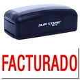 thumbnail image 1 of Large Pre-Inked Facturado Stamp, Slim 1854, Ultra Slim Design, Impression Size 1-13/16" by 2-1/2", Up to 25,000 Impressions - Red Ink, 1 of 10
